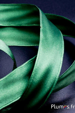 Satinband - Breite 25 mm - grün